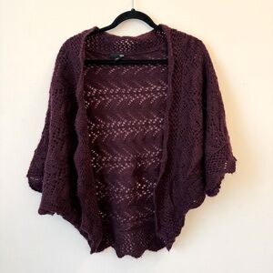 H&M Maroon Knit Cardigan